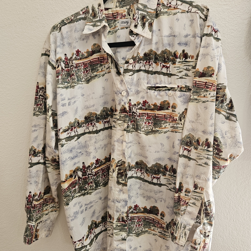 Western Scenic Button Down Shirt